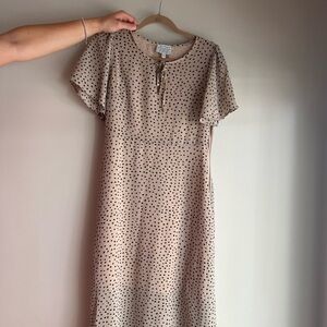 Fall polkadot dress